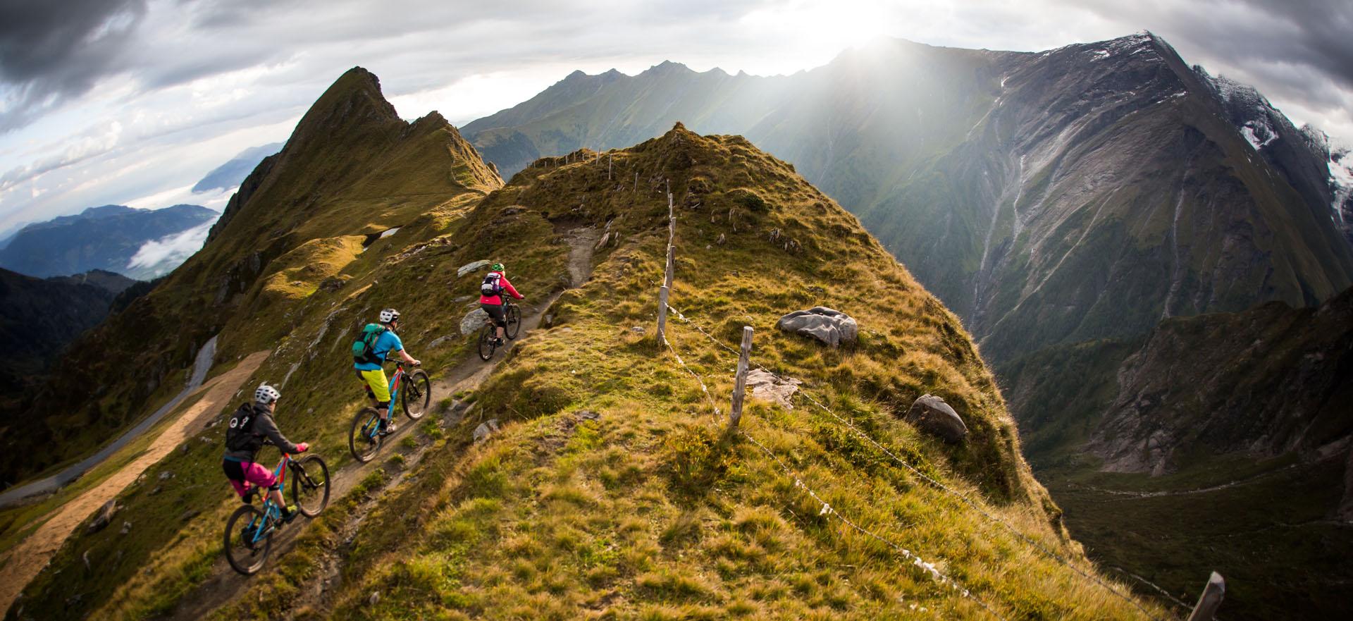 Mountain biking and cycling